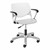 Energy Series Perforated Back Plastic Office Chair w/ Arms - White