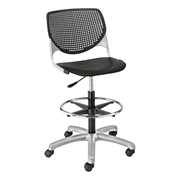 Energy Series Perforated Back Adjustable-Height Drafting Stool