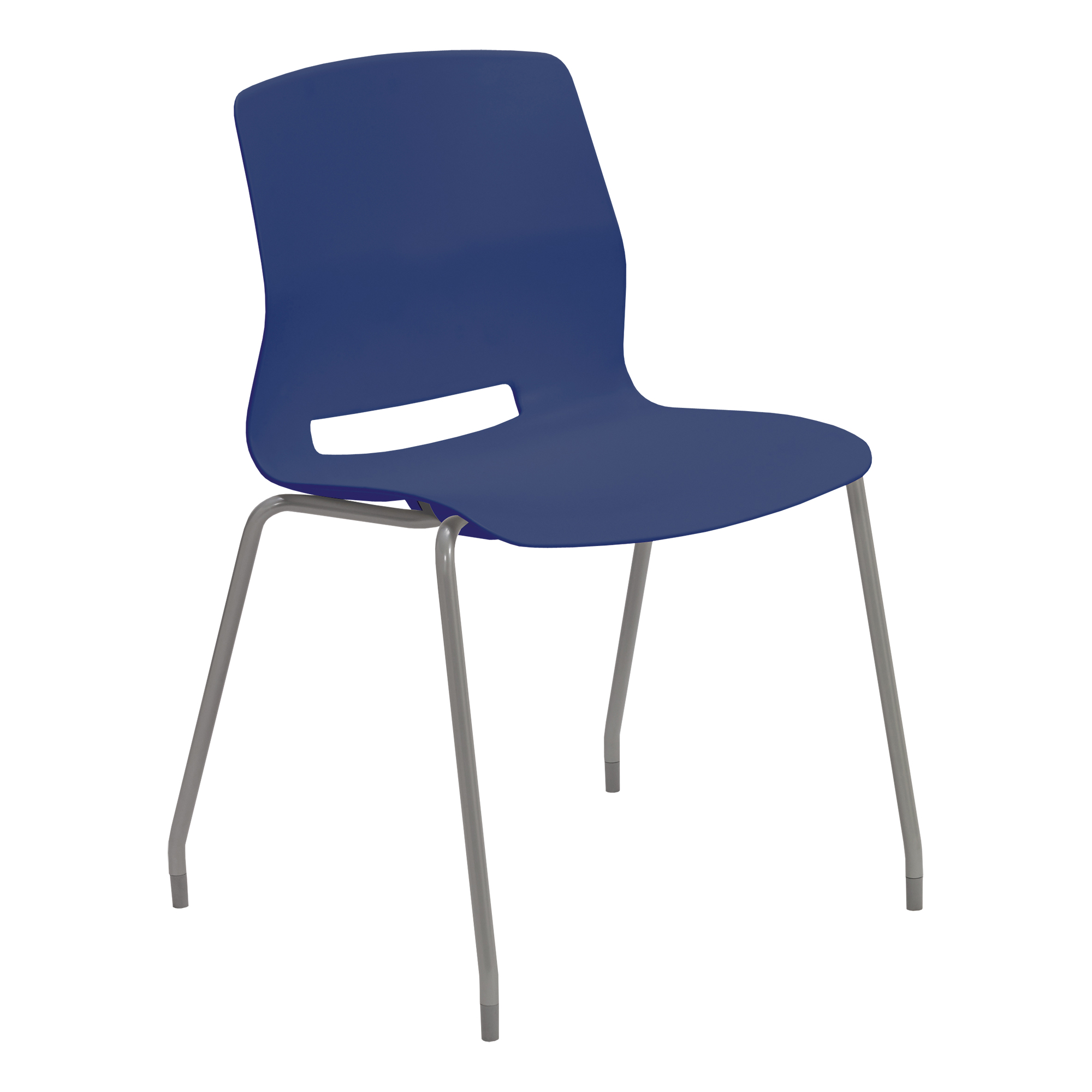 Scholar Series Stack Chair w/o Arms - Navy