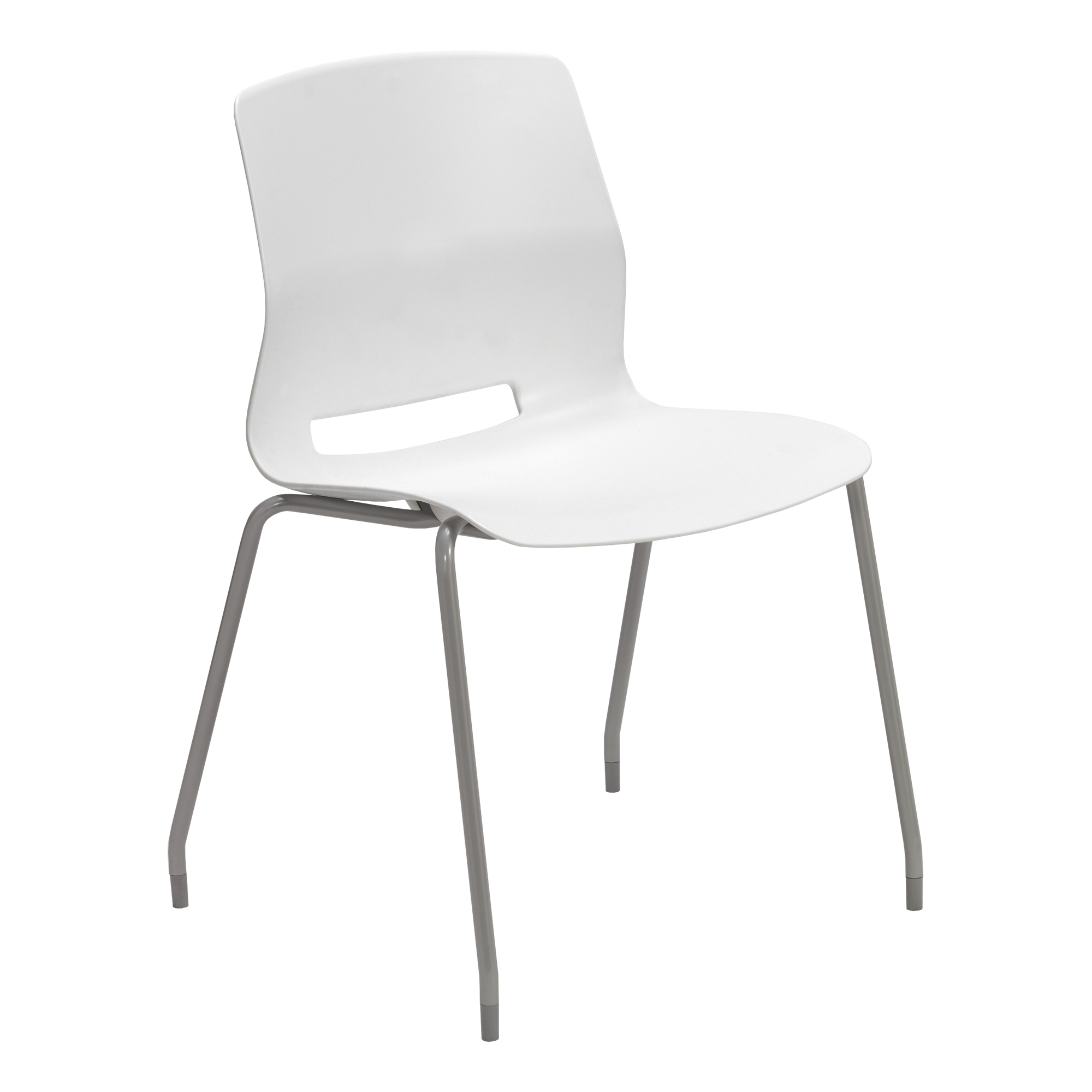 Scholar Series Stack Chair w/o Arms - White