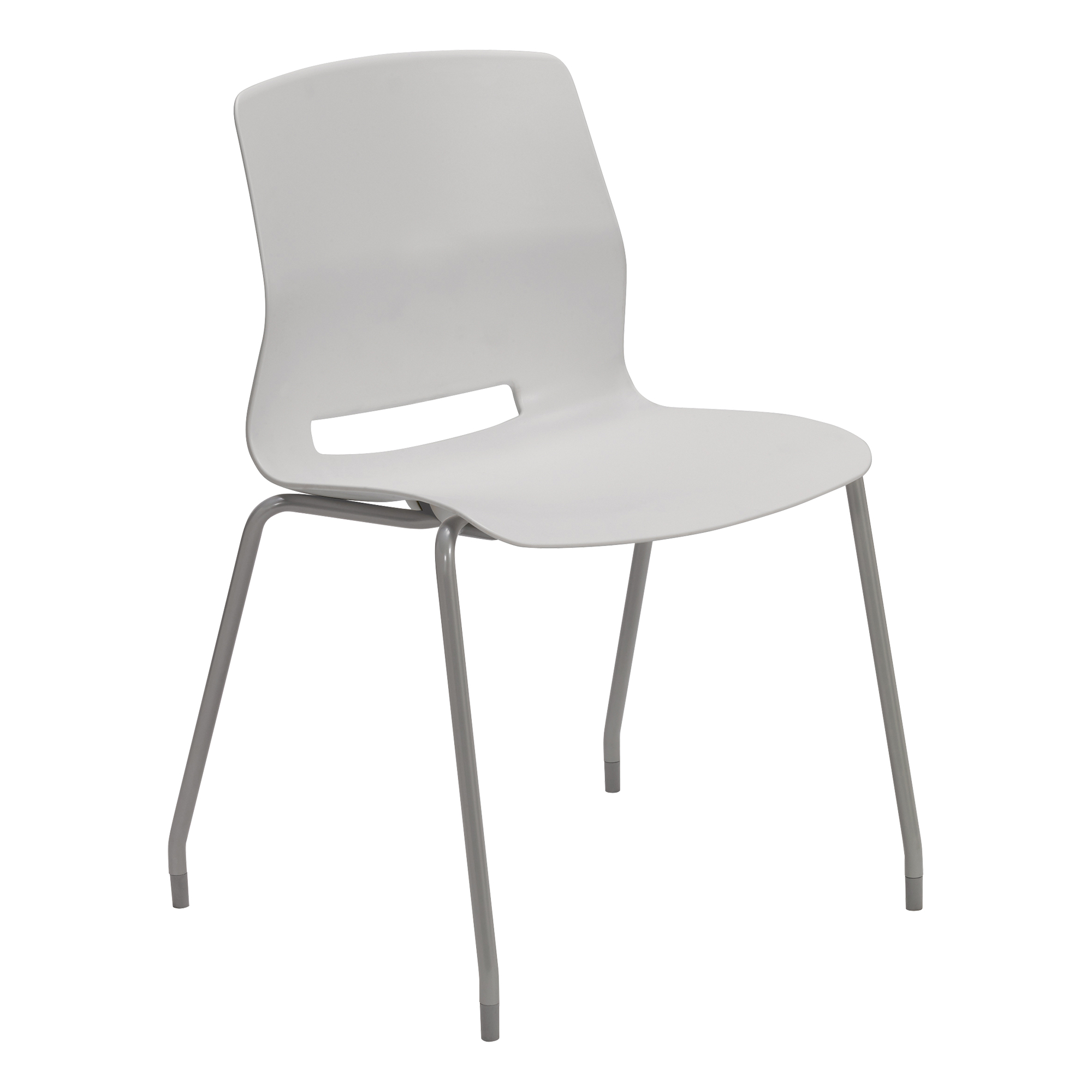 Scholar Series Stack Chair w/o Arms - Light Gray