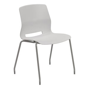 Scholar Series Stack Chair w/ out Arms - Light Gray