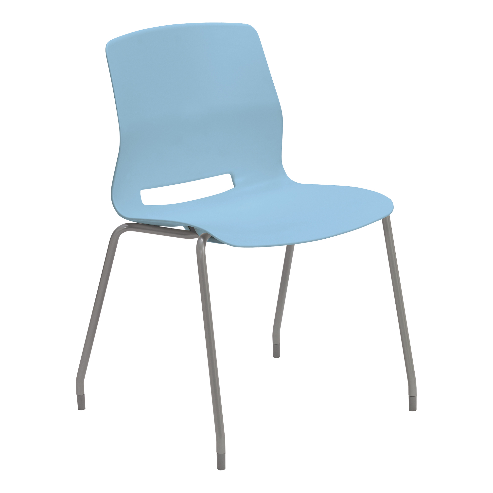Scholar Series Stack Chair w/o Arms - Light Blue