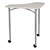 Boomerang Collaborative Desk w/o Wire Box - Pencil groove