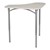 Boomerang Collaborative Desk w/o Wire Box - Gray Spectrum