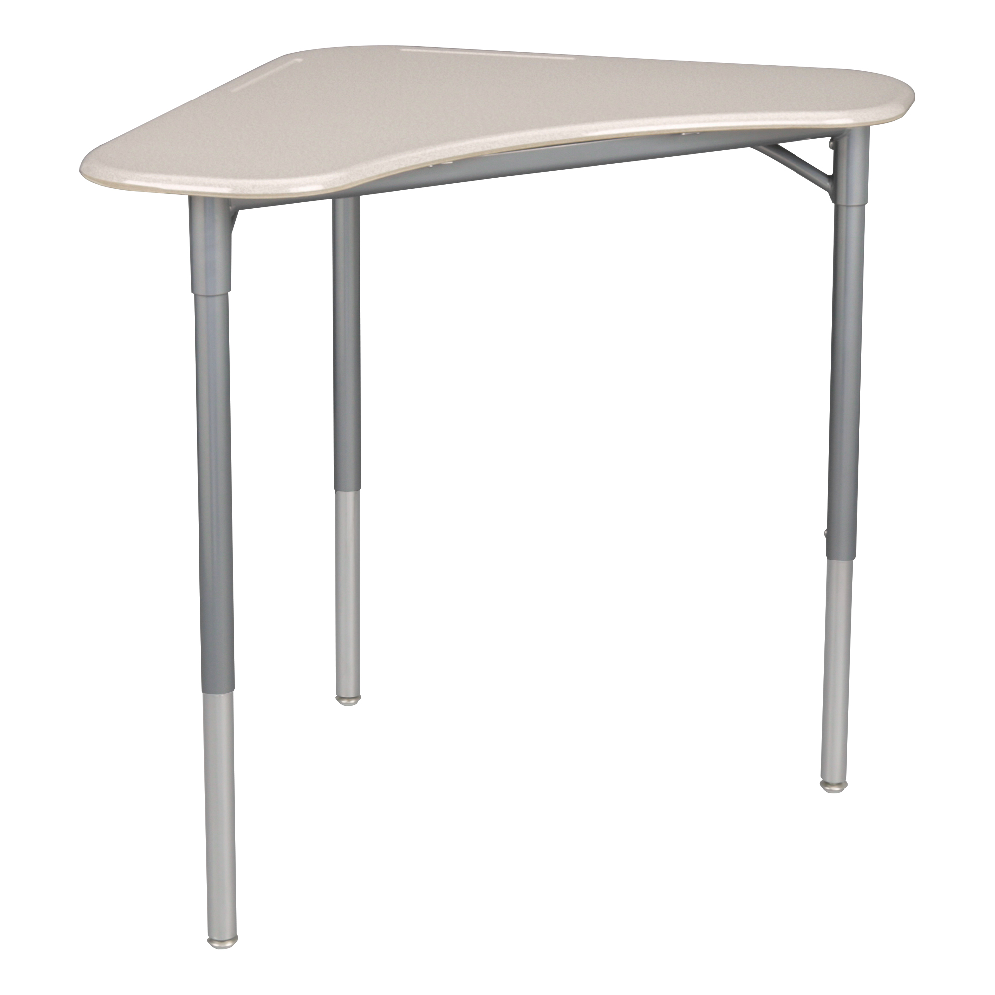Boomerang Collaborative Desk w/o Wire Box - Gray Spectrum