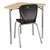 Boomerang Collaborative Desk w/o Wire Box - Chair not included