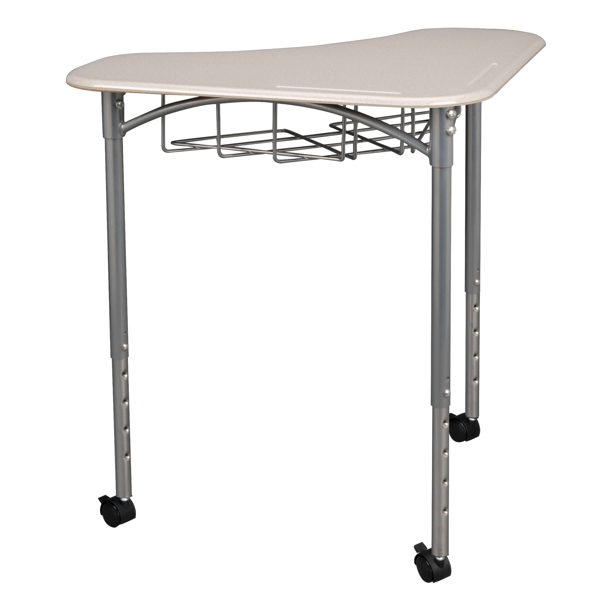 Boomerang Collaborative Desk w/ Wire Box