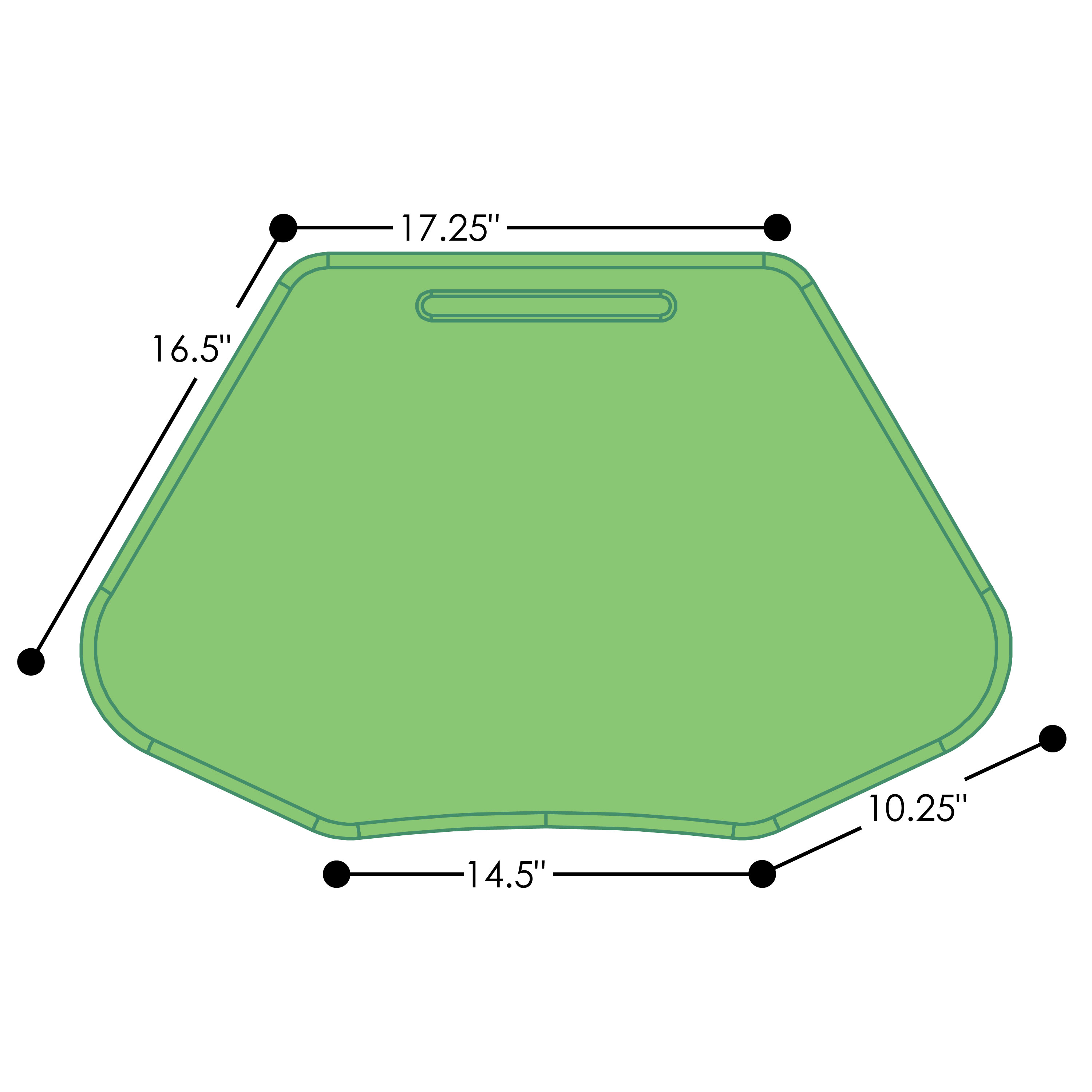 Hex Collaborative Desk Top Measurements
