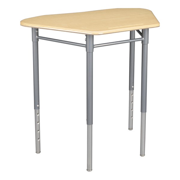 Hex Collaborative Desk w/o Wire Box & 18" Shapes Series School Chair Set â 24 Desks/Chairs - Desk
