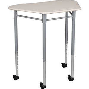 Hex Collaborative Desk - Pencil groove