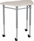 Hex Collaborative Desk - Pencil groove