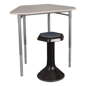 Hex Collaborative Desk - Stool not included