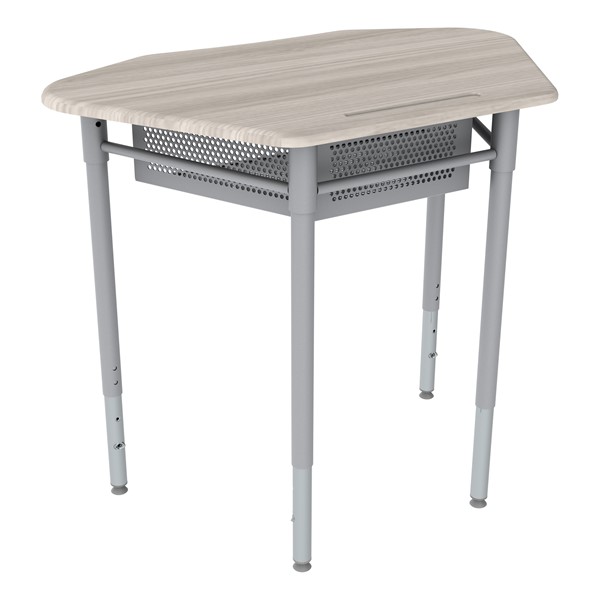 Hex Collaborative Desk with Perforated Metal Bookbox