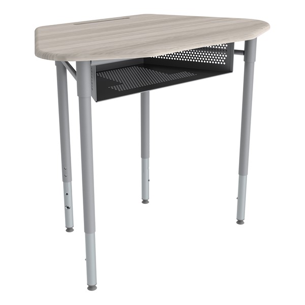 Hex Collaborative Desk with Perforated Metal Bookbox