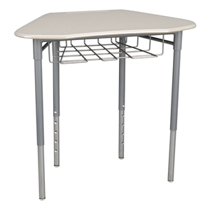 Hex Collaborative Desk w/ Wire Box