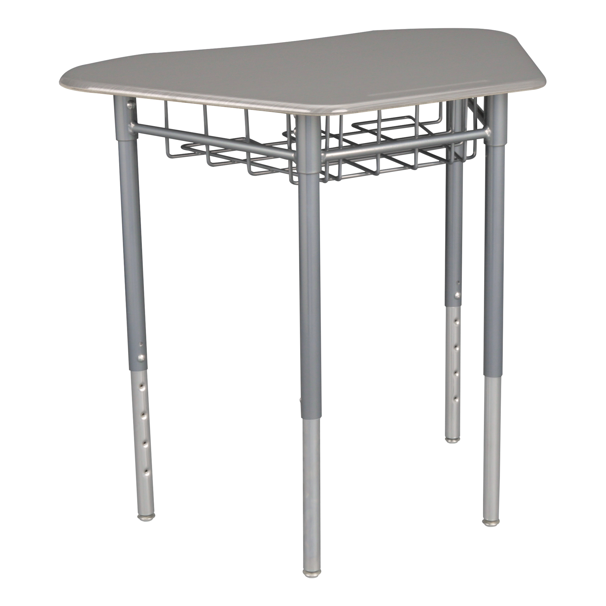 Hex Collaborative Desk w/ Wire Box - Cosmic Strandz - Pencil groove