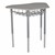 Hex Collaborative Desk w/ Wire Box - Cosmic Strandz - Pencil groove