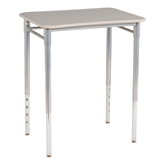 Rectangle Collaborative School Desk w/ Curved Edge