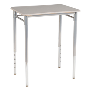 Rectangle Collaborative School Desk w/ Curved Edge