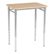 Rectangle Collaborative School Desk w/ Curved Edge