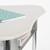 Hex Collaborative Desk w/ XL Perforated Metal Book Box & Chrome Upper Frame w/ Glides