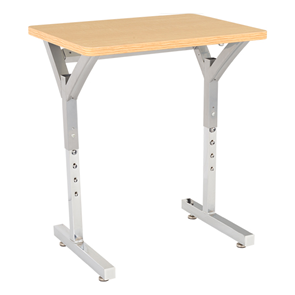 Adjustable-Height Y-Frame Desk