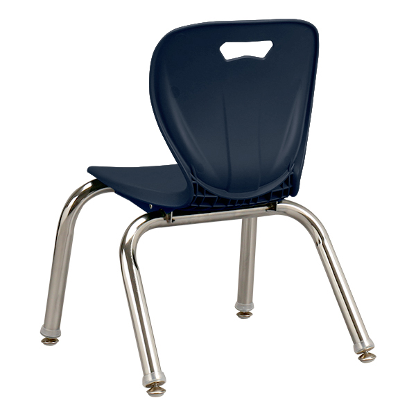 Shapes Series School Chair (12" H) - Smooth back shown