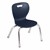 Shapes Series School Chair (12" H) - Navy