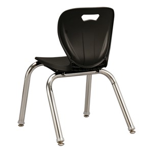 Shapes Series School Chair (14" H) - Smooth back shown