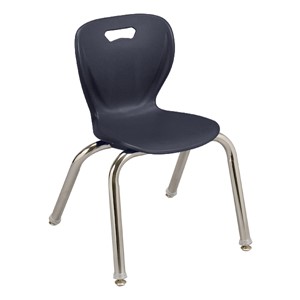 Shapes Series School Chair (14" H) - Navy
