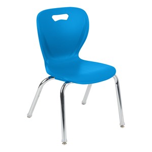 Shapes Series School Chair (16" H) - Brilliant Blue