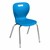 Shapes Series School Chair (18" H) - Brilliant Blue