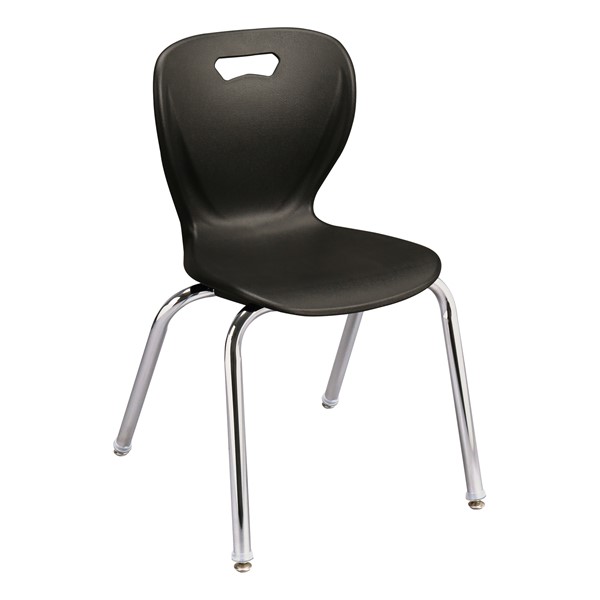 Hex Collaborative Desk w/o Wire Box & 18" Shapes Series School Chair Set â 24 Desks/Chairs - Chair