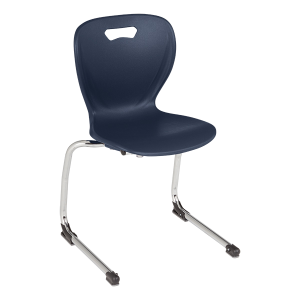 Shapes Series Cantilever School Chair - Navy