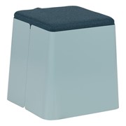 Cushioned Mobile Stool w/ Storage
