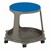 Multi-Purpose Upholstered Mobile Stool