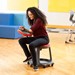 Multi-Purpose Upholstered Mobile Stool