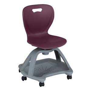 Shape Series Mobile Chair - Eggplant