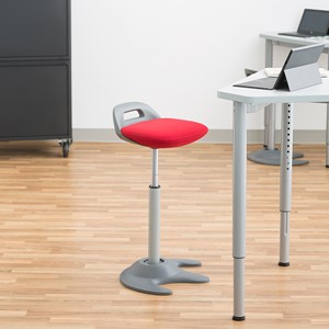 Profile Series Sit-to-Stand Active Motion Perch Stool - Red