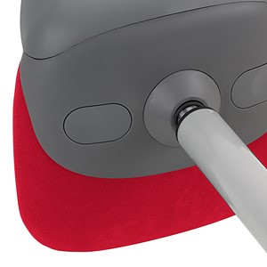 Profile Series Sit-to-Stand Active Motion Perch Stool - Red - Buttons