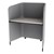Study Pod - Gray w/ Gray Desktop