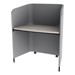 Study Pod - Gray w/ Gray Desktop
