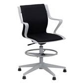 Cascade Adjustable-Height Lab Stool