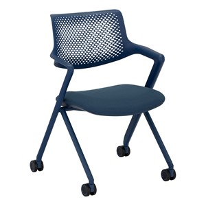 Folding Fabric Chair w/ Wheels