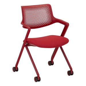 Folding Fabric Chair w/ Wheels