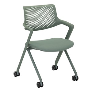 Folding Fabric Chair w/ Wheels
