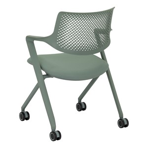 Folding Fabric Chair w/ Wheels