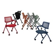 Folding Fabric Chair w/ Wheels