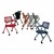 Folding Fabric Chair w/ Wheels